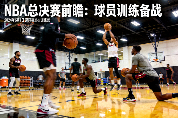 NBA总决赛前瞻报道图片 - 球员训练备战场景