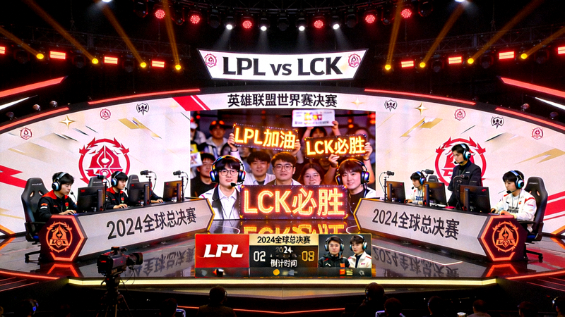 英雄联盟世界赛直播 - LPL战队与LCK战队决赛对决